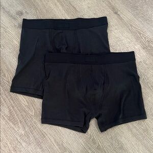 NEW SKIMS Bundle of 2 Boxer Brief 3” Inseam Size Large  Onyx / Black